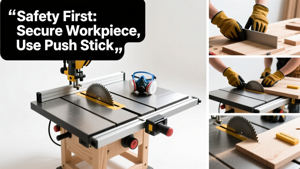 How to Use a Table Saw Safely and Accurately