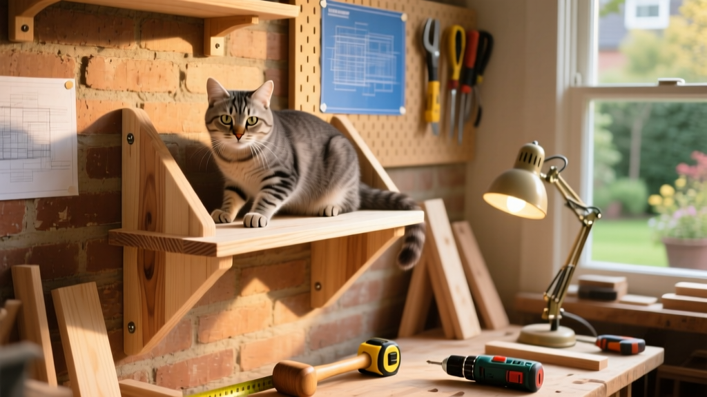 DIY Cat Shelf: Build a Sturdy Wall-Mounted Perch