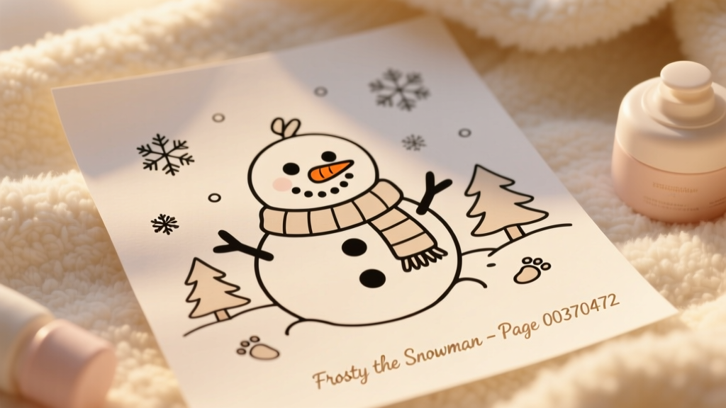 Frosty the Snowman Coloring Pages #00370472: Developmental Benefits, Safety Guidelines, and Practical Tips for Parents and Caregivers