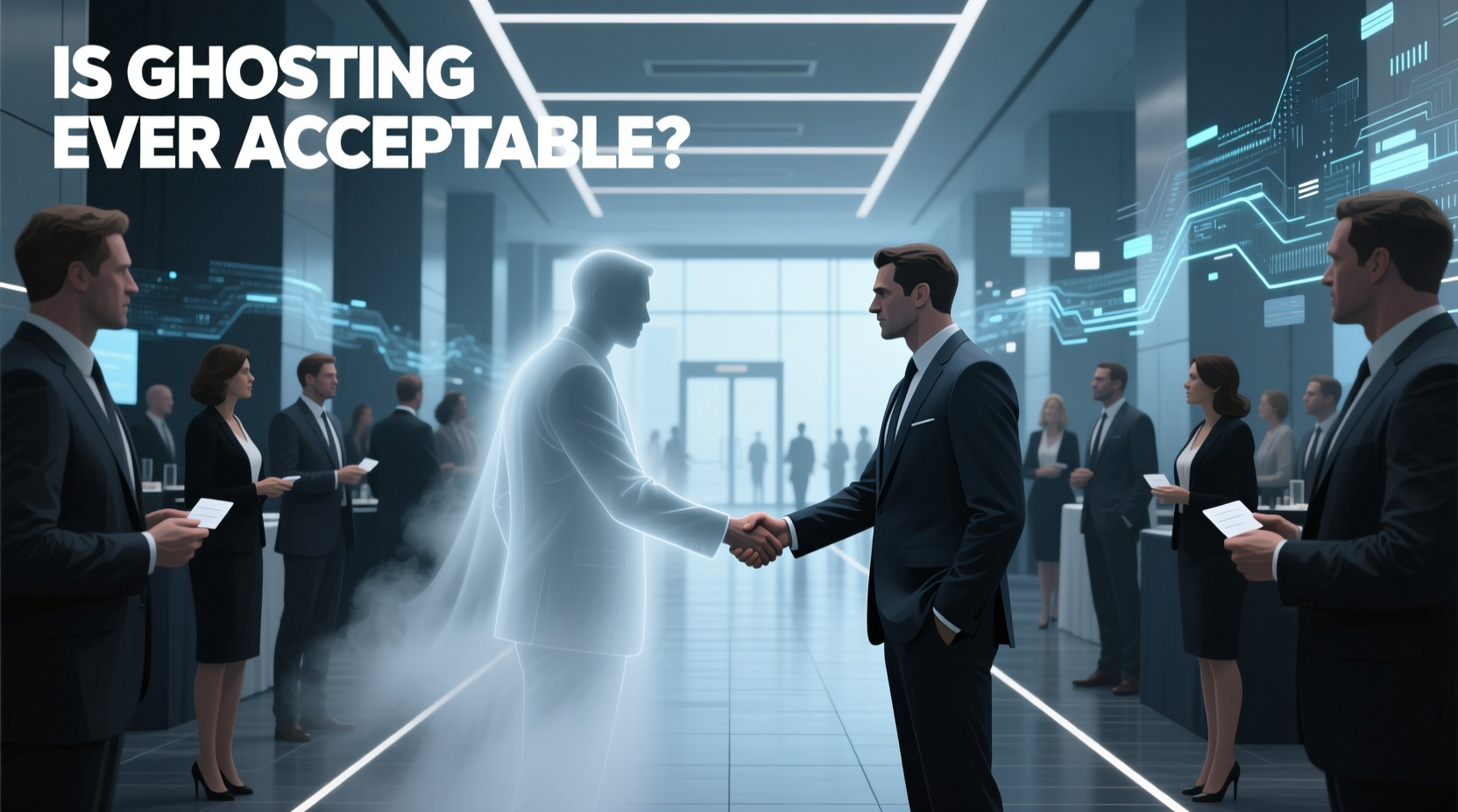 is ghosting ever acceptable in professional networking scenarios