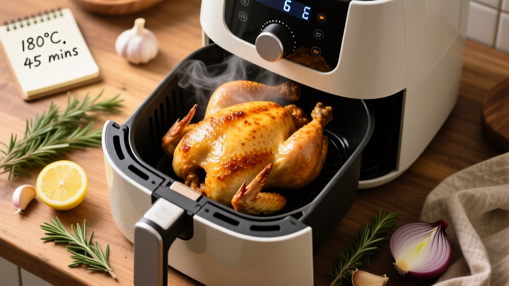 How Long to Cook a 6 lb Whole Chicken in an Air Fryer