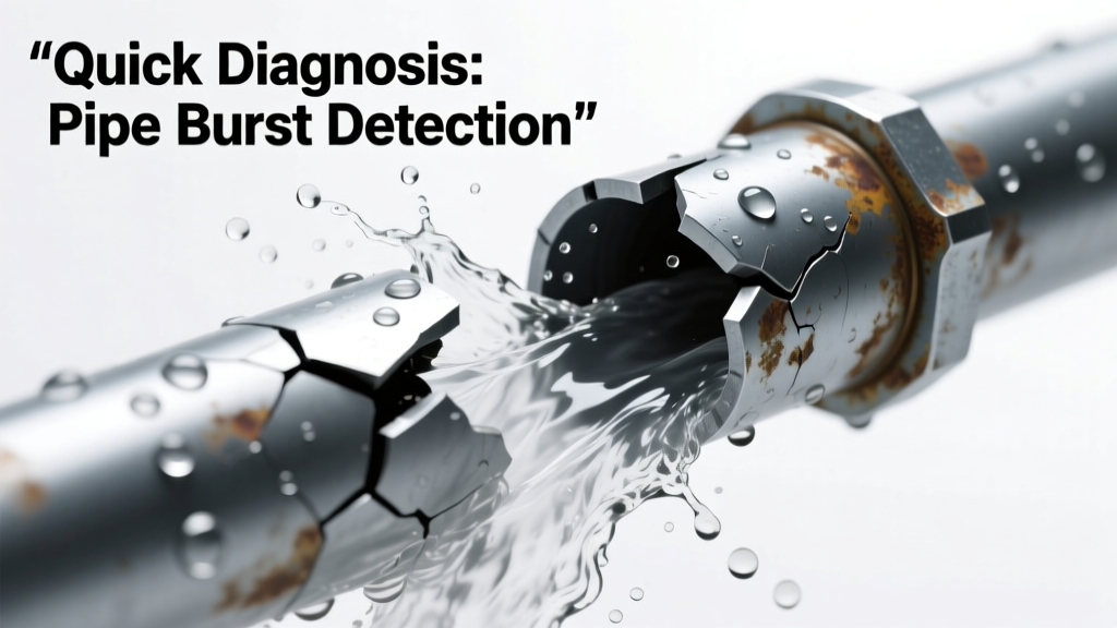 Pipe Burst Leaking Water: Quick Diagnosis Guide