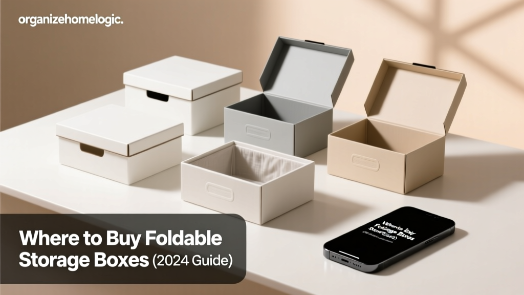 Where to Buy Foldable Storage Boxes (2024 Guide)