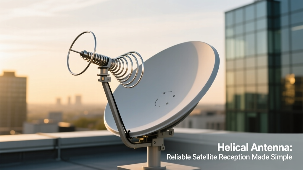 Helical Antenna Makes Satellite Reception Reliable And Easy