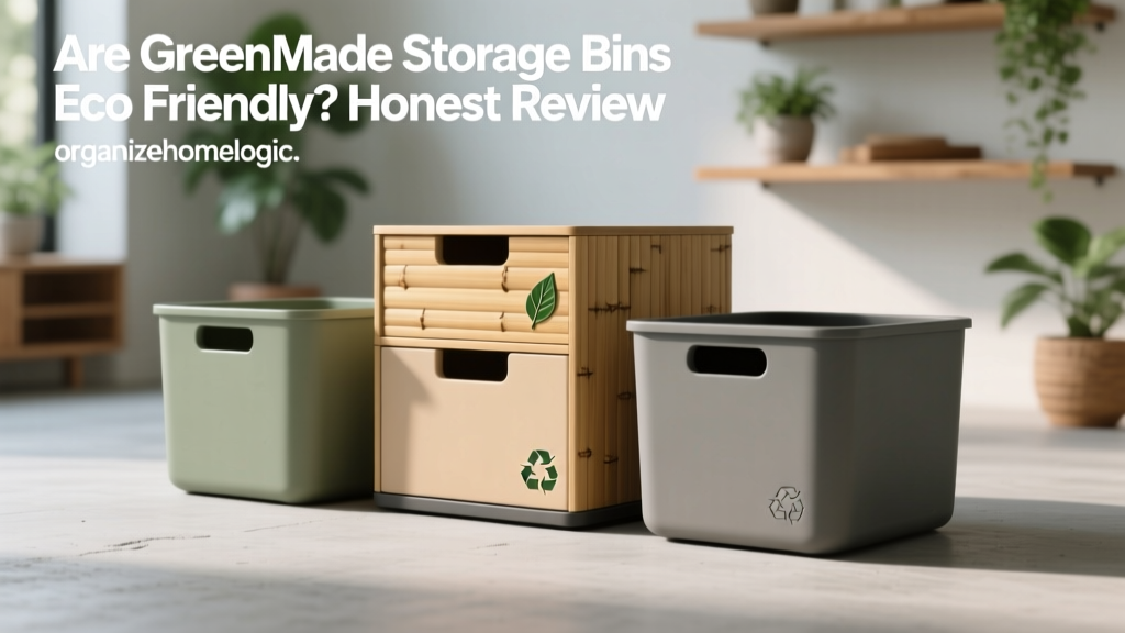 Are GreenMade Storage Bins Eco Friendly? Honest Review