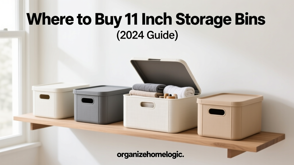 Where to Buy 11 Inch Storage Bins (2024 Guide)