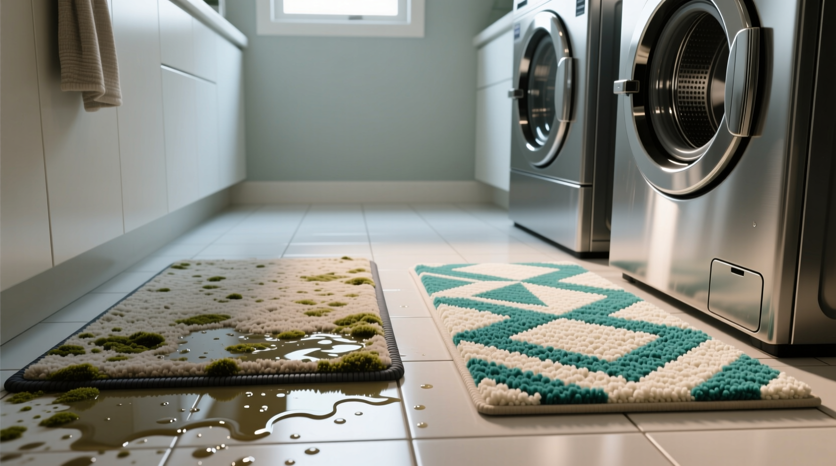laundry room rugs rubber backing mold truth