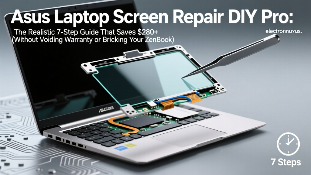 Asus Laptop Screen Repair DIY Pro: The Realistic 7-Step Guide That Saves $280+ (Without Voiding Warranty or Bricking Your ZenBook)