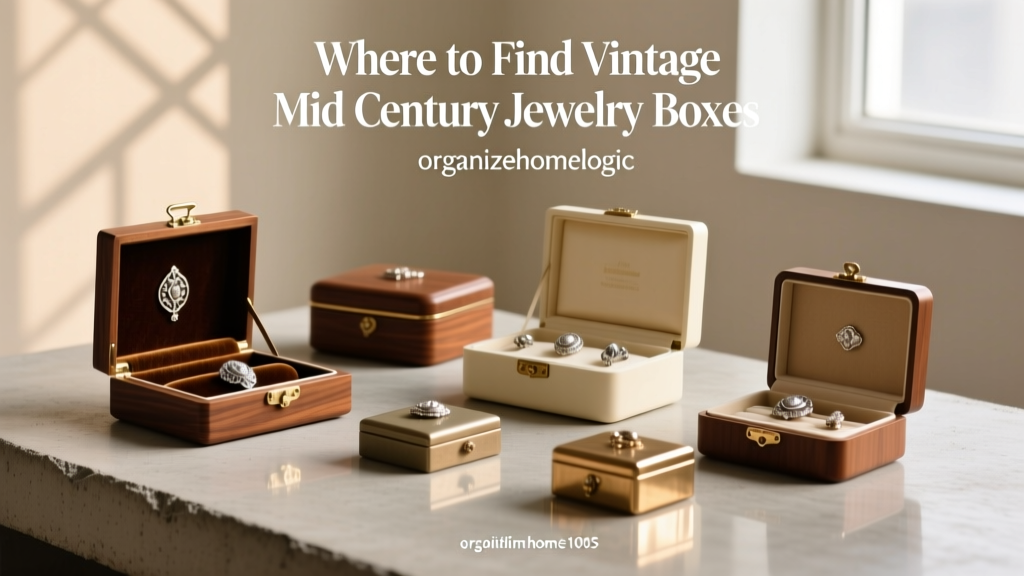 Where to Find Vintage Mid Century Jewelry Boxes