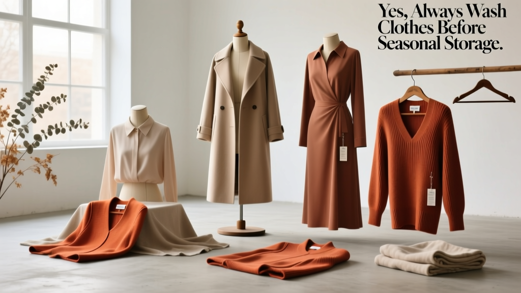 Yes, Always Wash Clothes Before Seasonal Storage