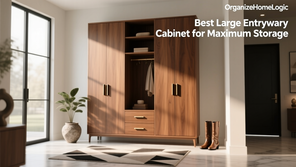 Best Large Entryway Cabinet for Maximum Storage