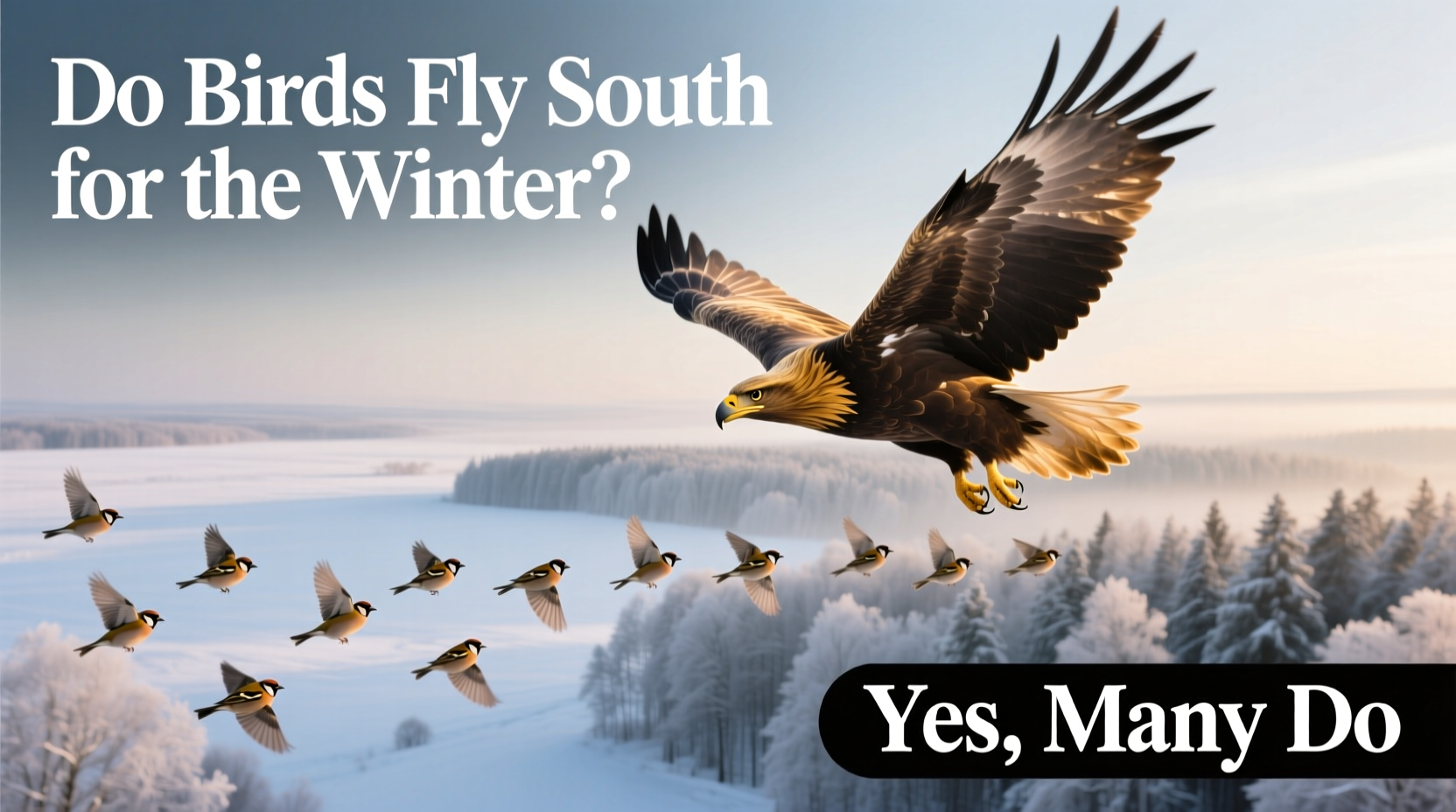 do birds fly south for the winter