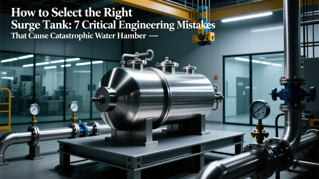 Surge Tank Selection: Avoid Water Hammer Failures