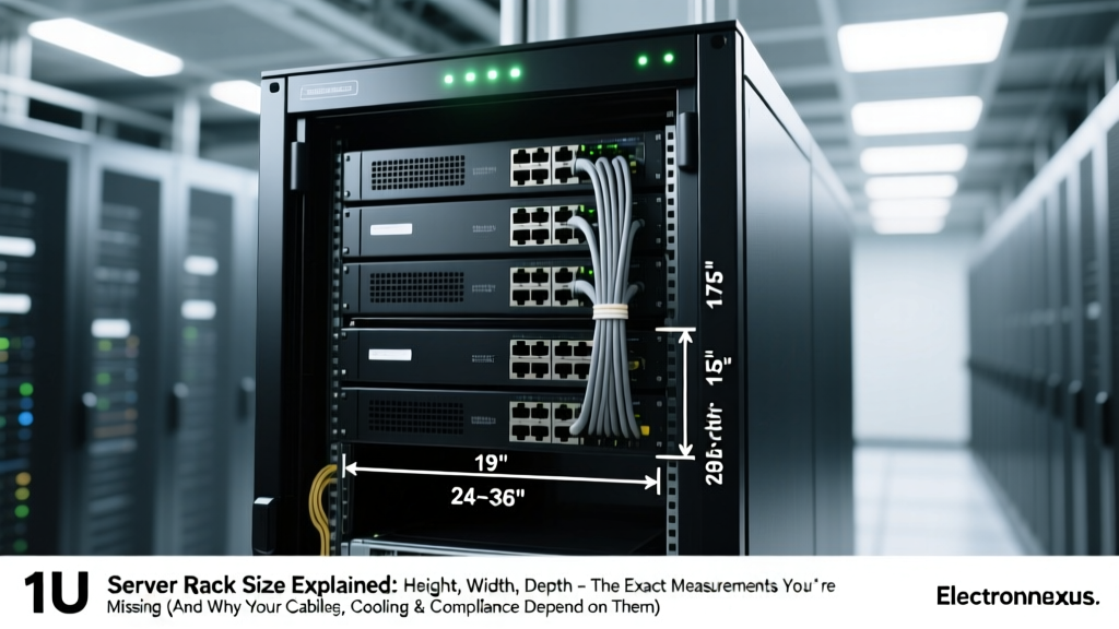 1U Server Rack Size Explained Height Width Depth: The Exact Measurements You’re Missing (And Why Your Cabling, Cooling & Compliance Depend on Them)