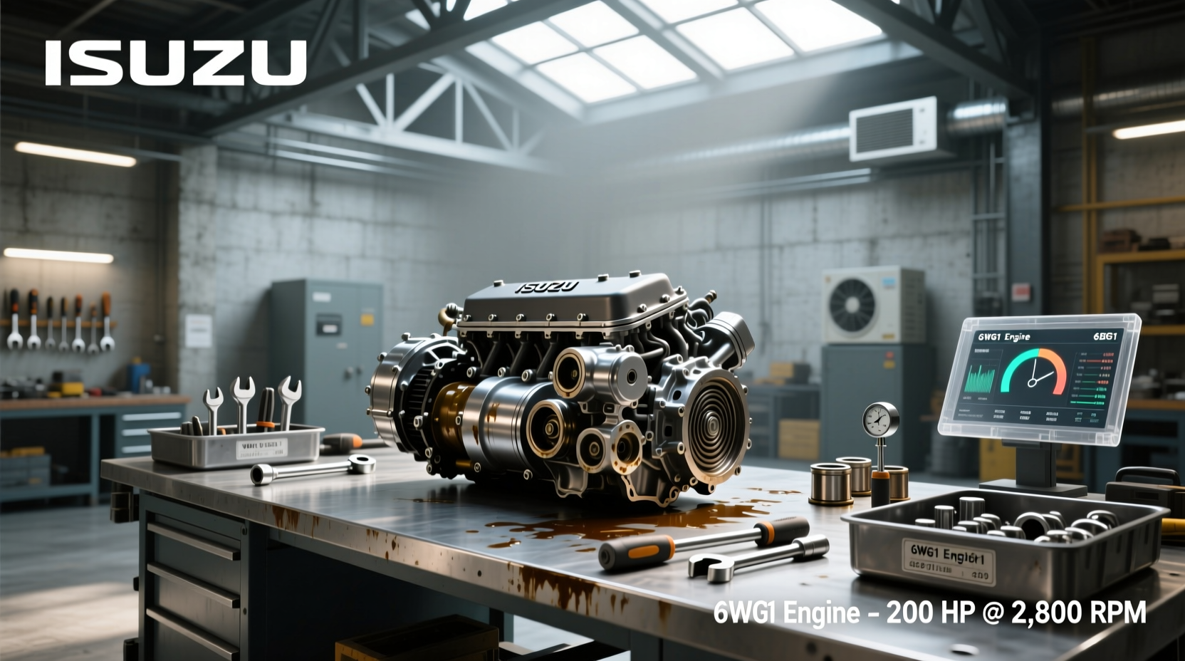 How to Choose Japanese Isuzu 6BG1 Engine, How Much Horsepower Does a 6WG1 Have?