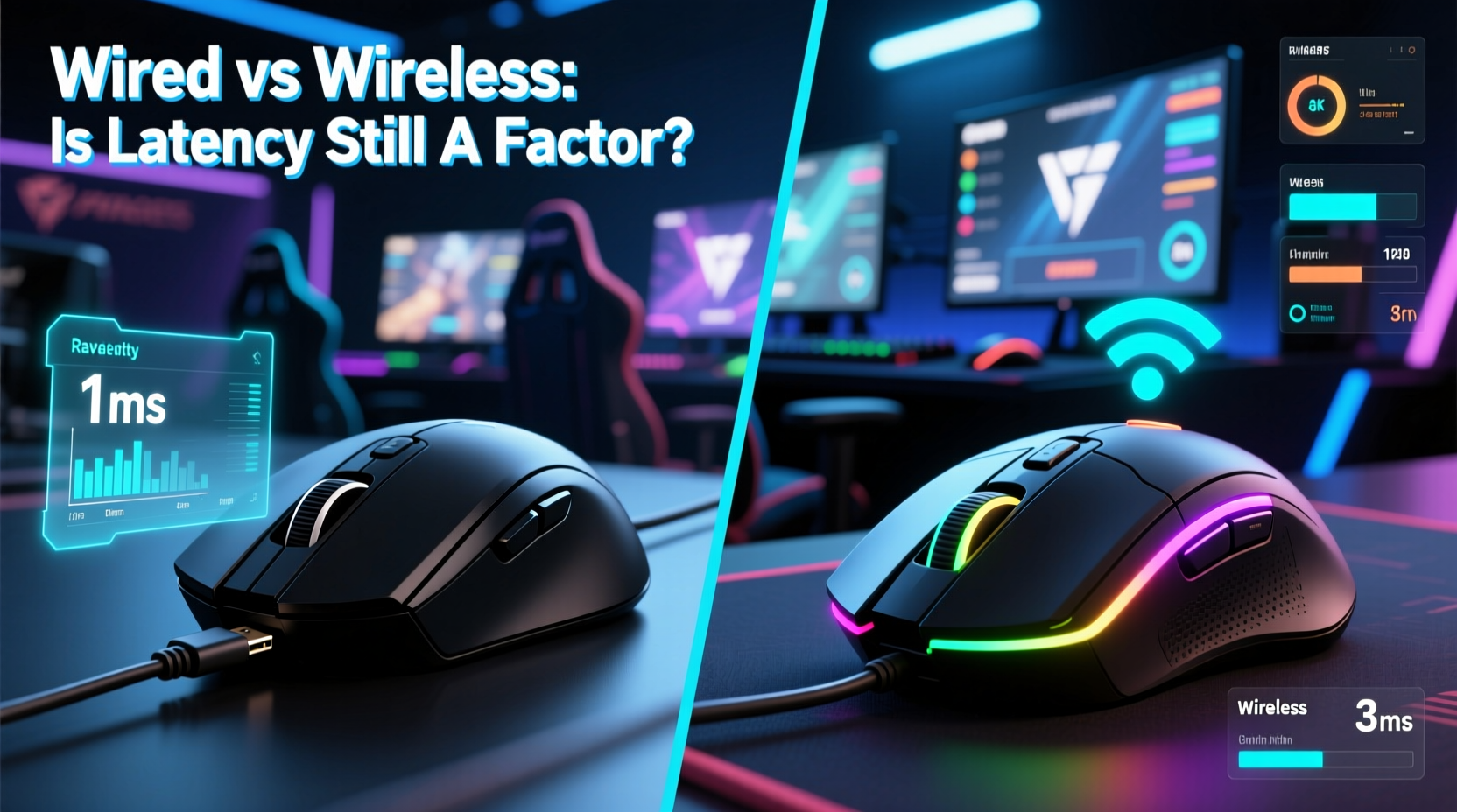 wired mouse vs wireless latency is the lag still noticeable for competitive gaming