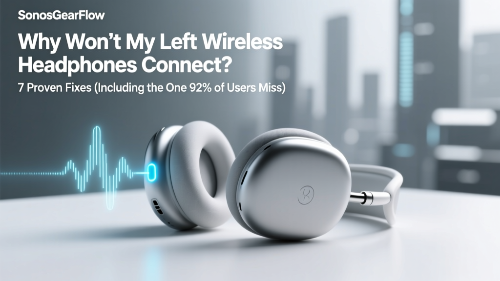 Why Won’t My Left Wireless Headphones Connect?