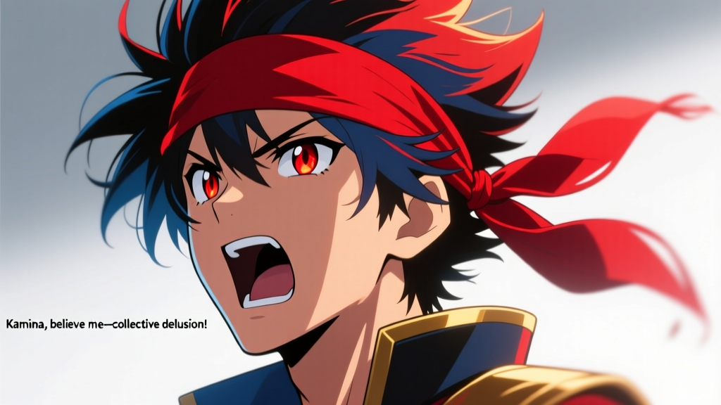 Kamina's Believe Me as Collective Delusion