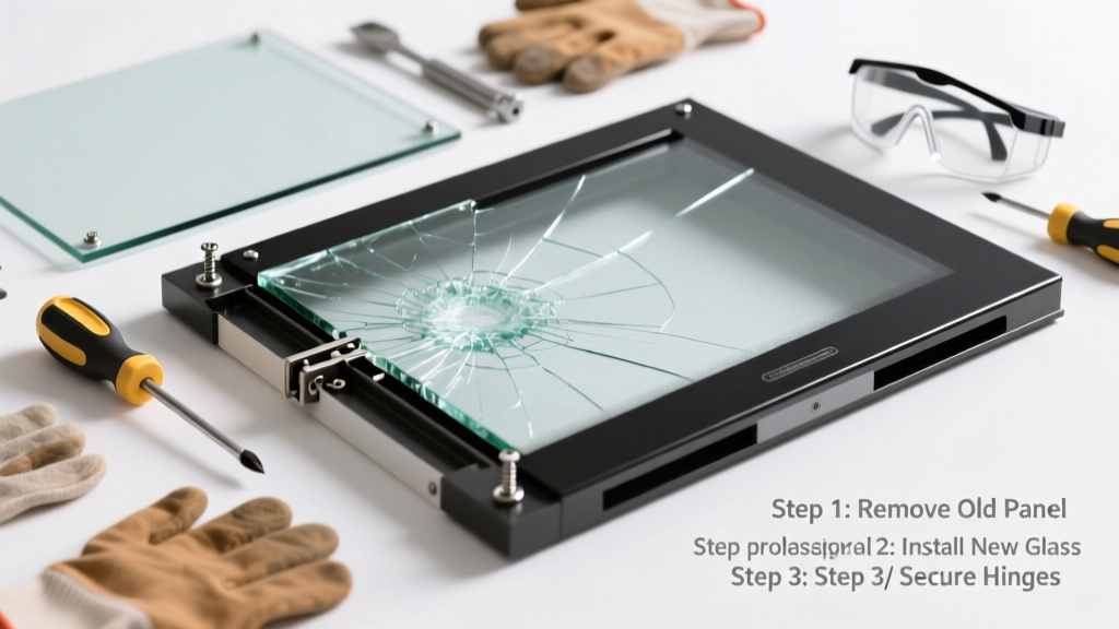 How to Replace a Cracked Oven Glass Door Panel