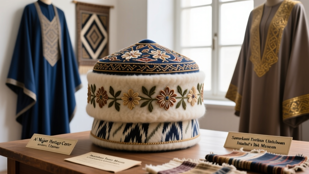 Lebanese Tarboush Felting And Embroidered Tarboosh Cover Techniques