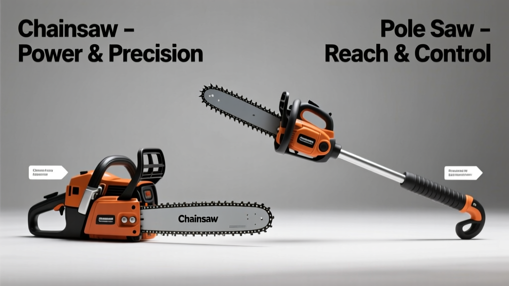 Chainsaw vs Pole Saw: Which Is Better for Your Yard?