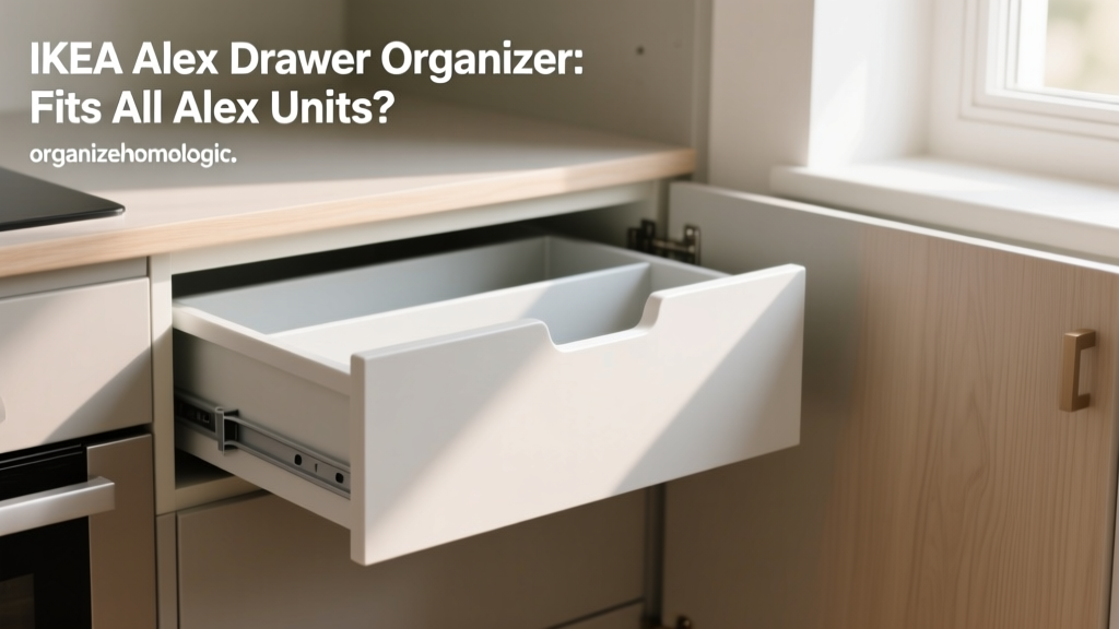 IKEA Alex Drawer Organizer: Fits All Alex Units?