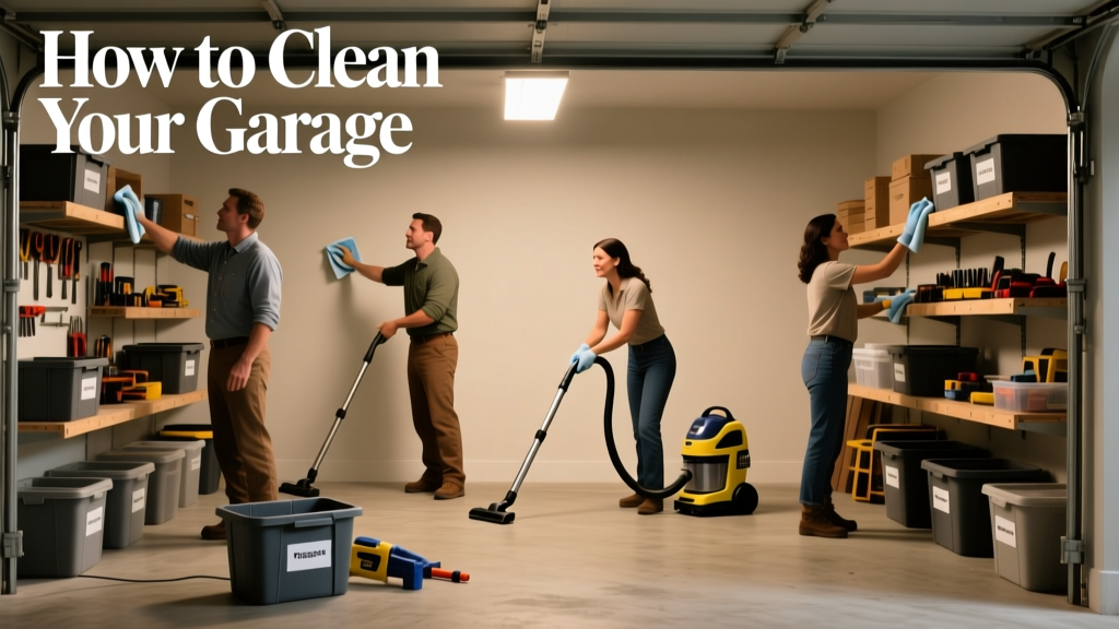 How to Clean Your Garage: Step-by-Step System