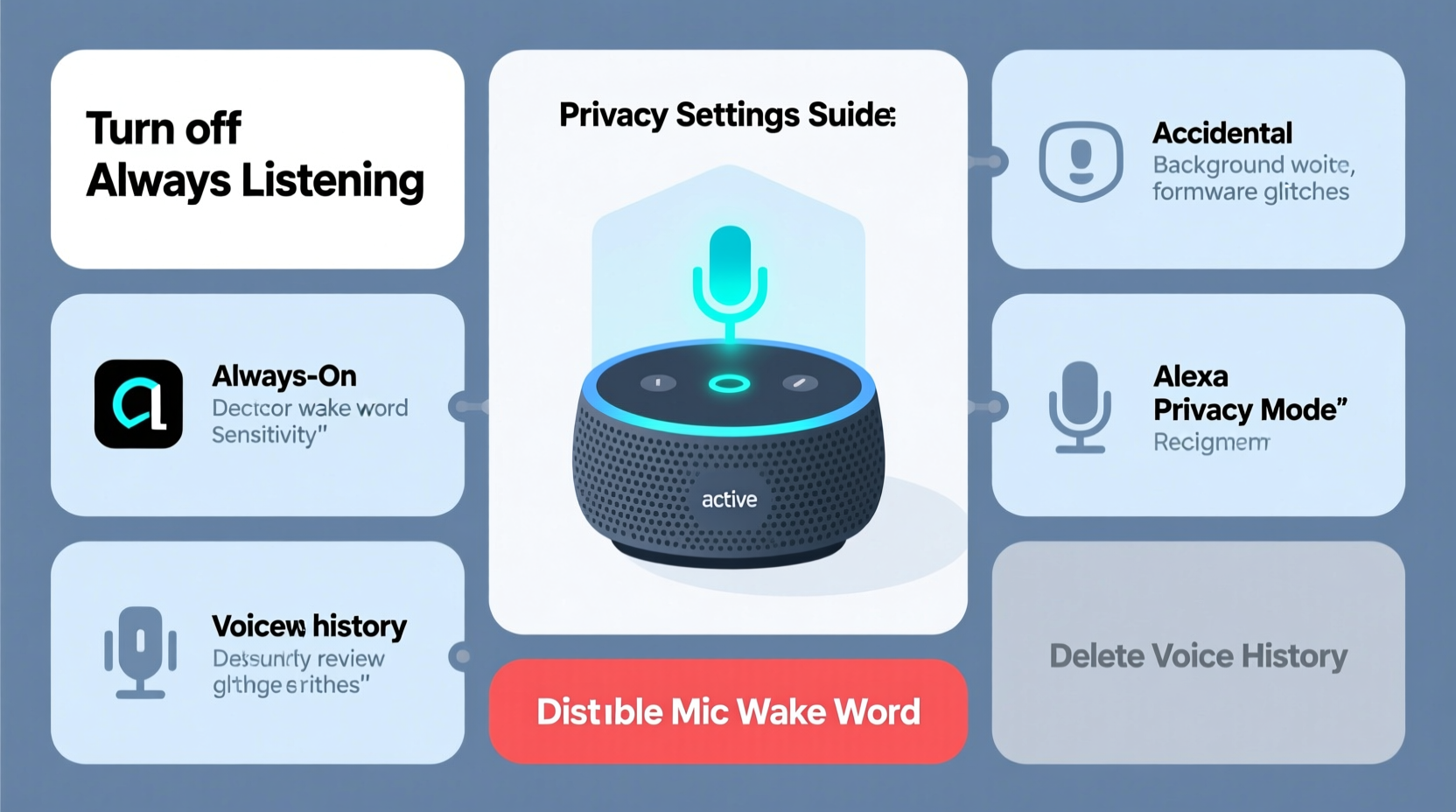 why does my alexa keep turning on by itself privacy settings guide