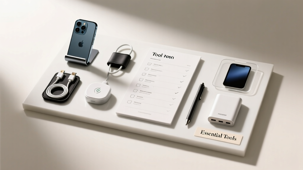 Smartphones Tools Checklist