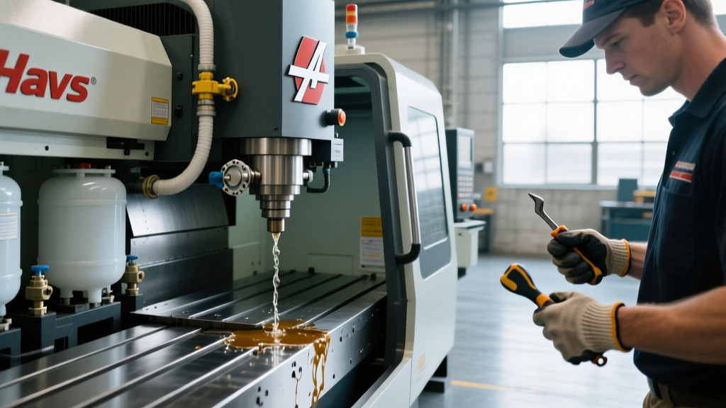 Troubleshooting Coolant Leaks in American Made CNC Machines