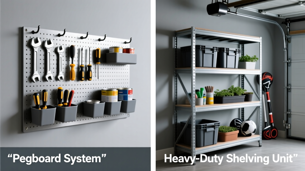 Pegboard vs Shelving Unit: Which Works Better in Your Garage?