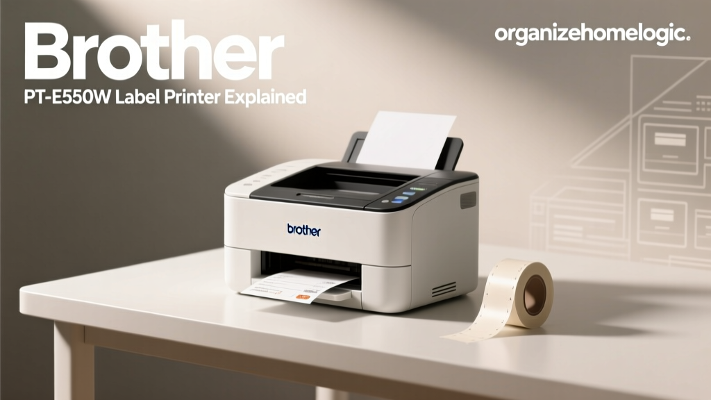 Brother PT-E550W Label Printer Explained