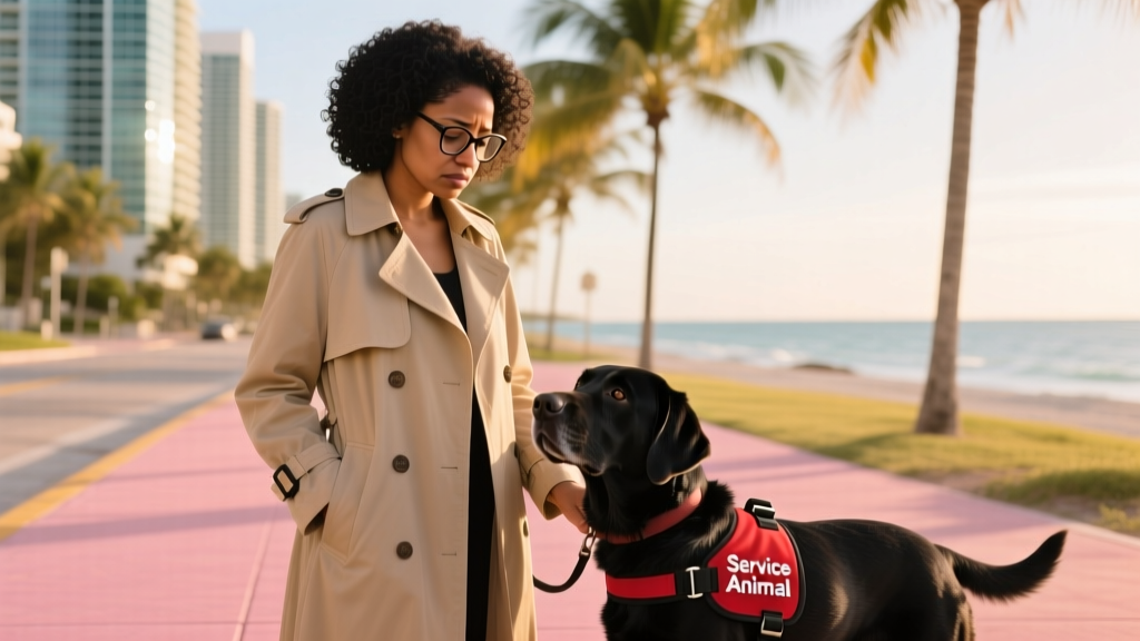 Blind Woman in Miami Saddened After Being Denied Uber Ride with Her Service Dog