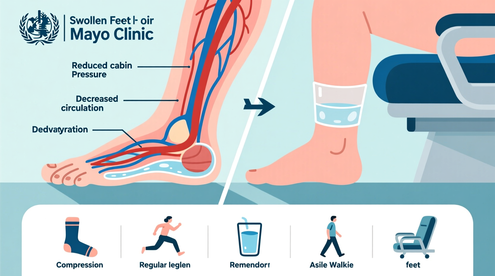 why do my feet swell after flying possible prevention tips for next trip