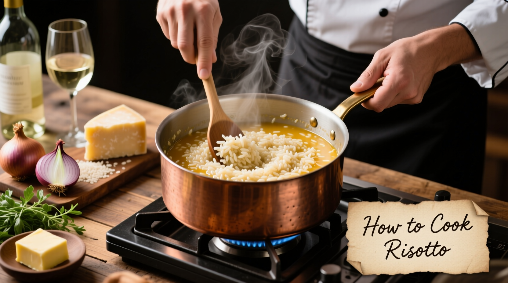 how do you cook risotto