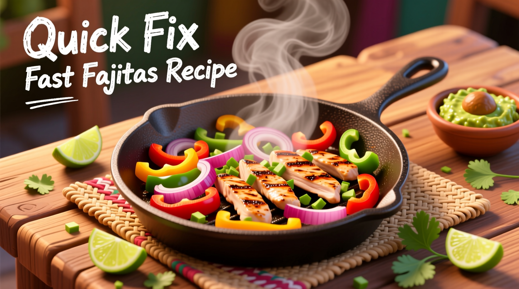 quick fix fast fajitas recipe