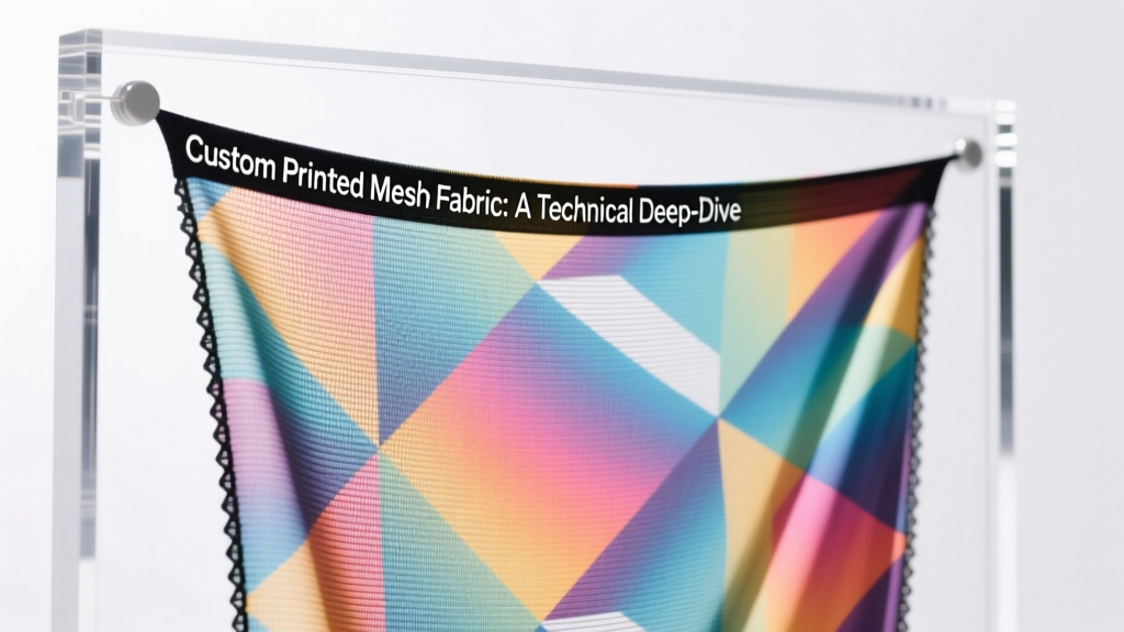 Custom Printed Mesh Fabric: A Technical Deep-Dive
