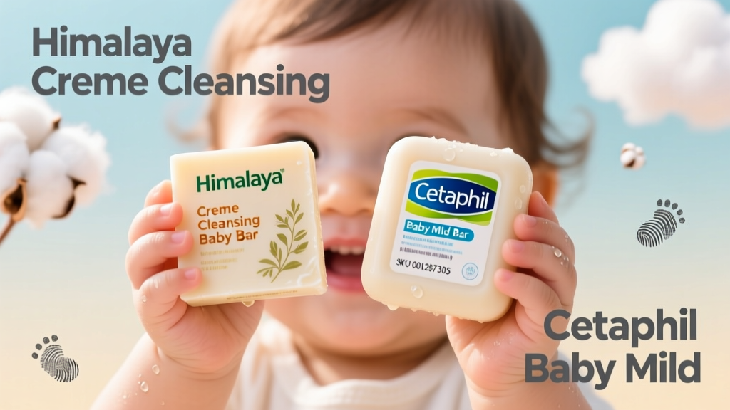 Himalaya Creme Cleansing Baby Bar vs Cetaphil Baby Mild Bar (001287305): A Pediatric Dermatology-Informed Comparison for Sensitive Skin