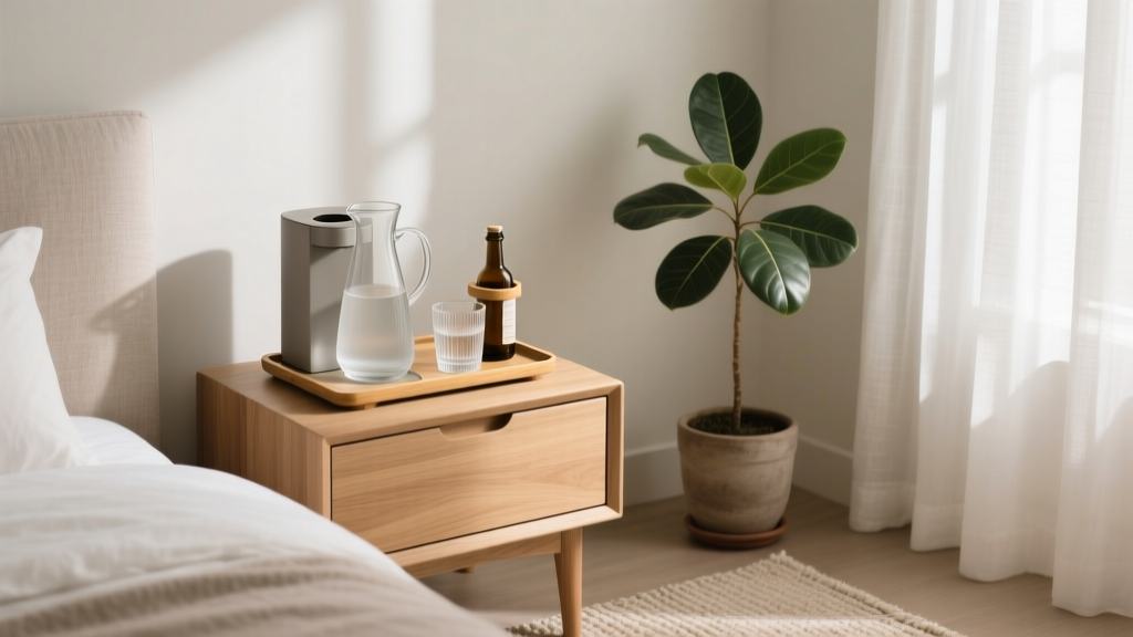 Best Bedroom Bedside Hydration Station - The Decor Mag