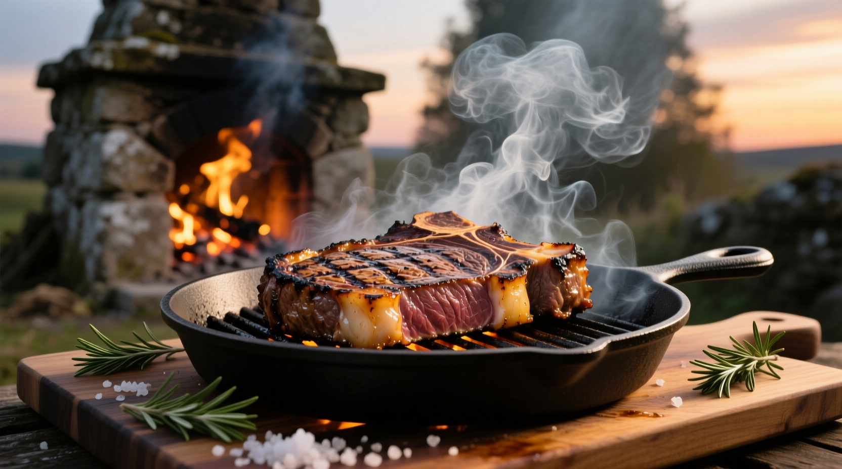 make amazing charcoal grilled steaks with a chimney sta