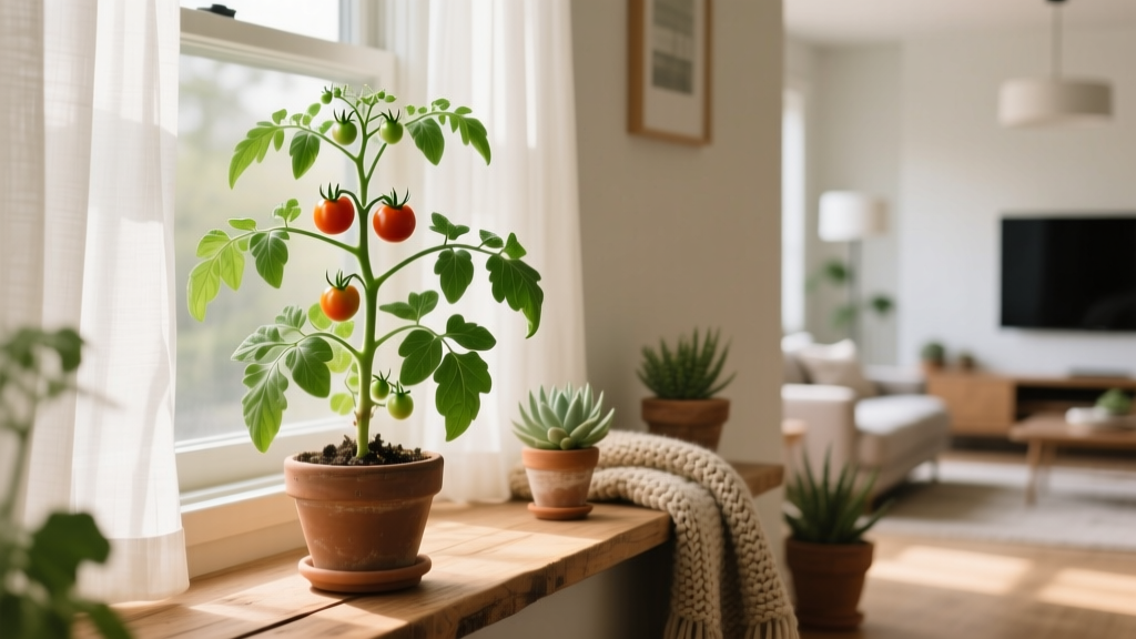 How to Move Tomato Plants Indoors from Cuttings
