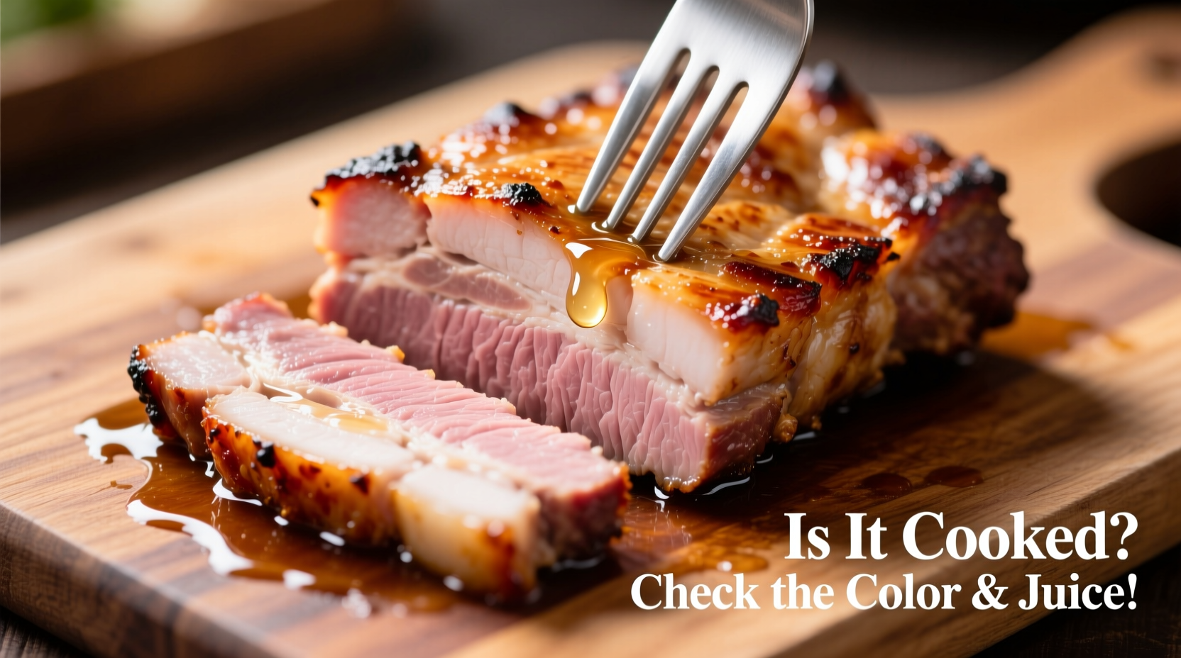 how to tell if pork is cooked
