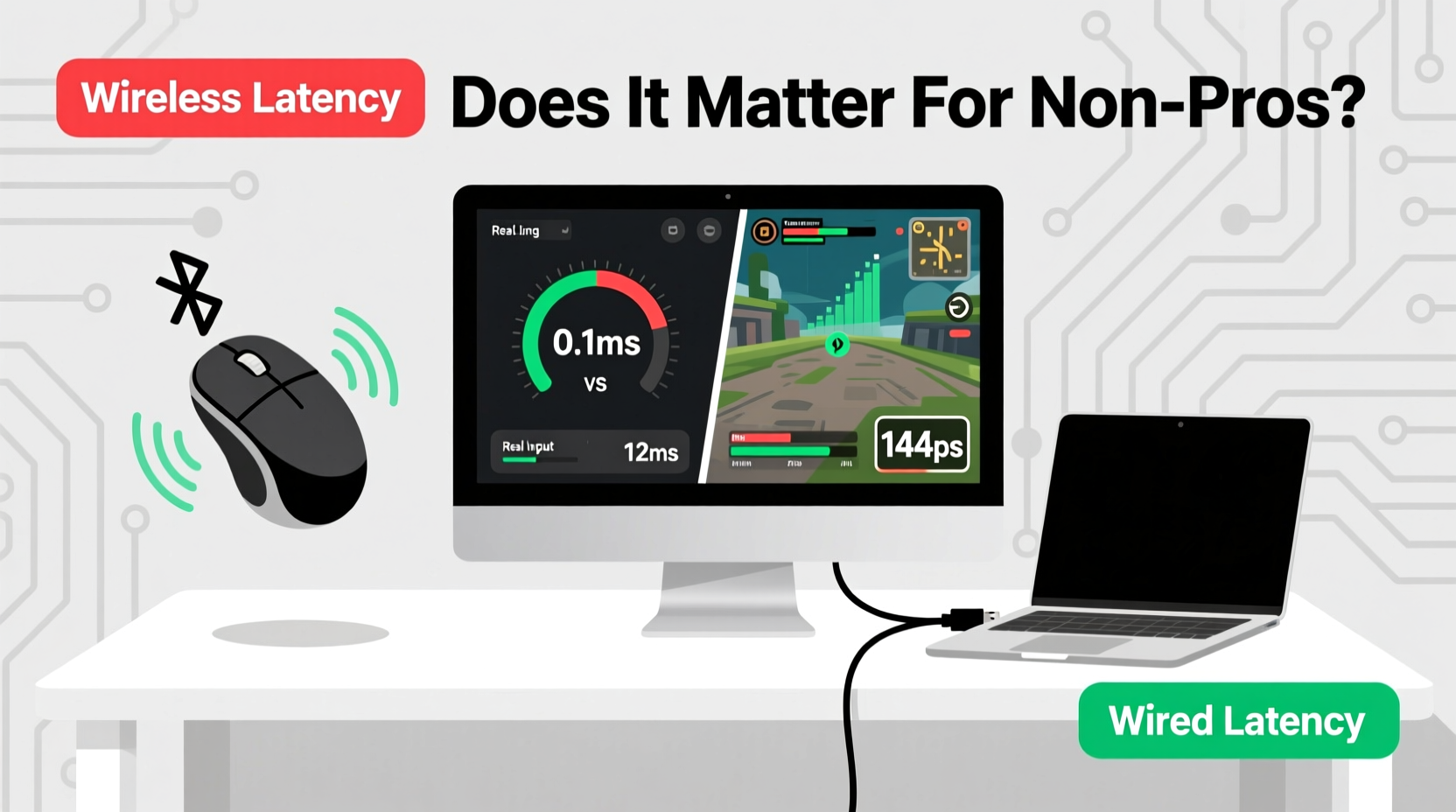 wireless mouse vs wired latency does it actually matter for non pros