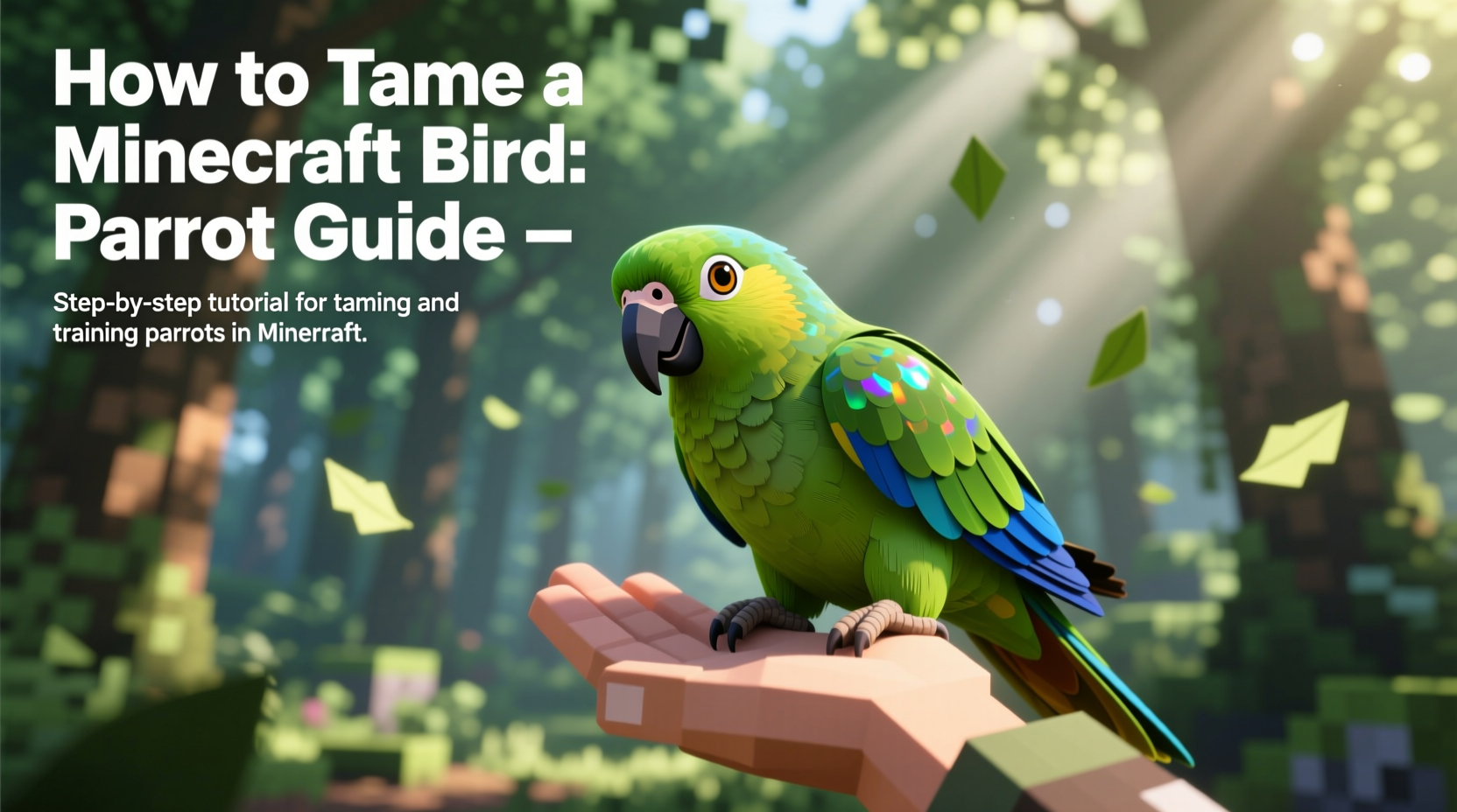 how to tame a minecraft bird