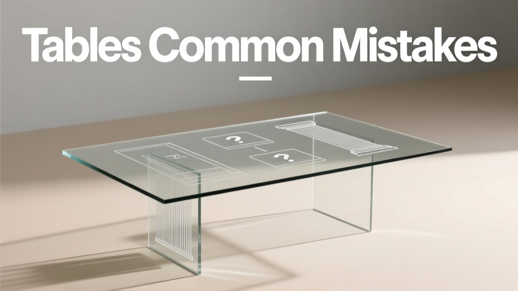 Tables in the Bedroom: 7 Mistakes to Avoid