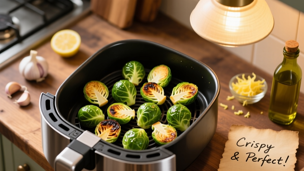 Crispy Air Fryer Brussels Sprouts (No More Soggy!)