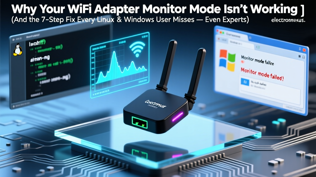Why Your Wifi Adapter Monitor Mode Isn’t Working (And the 7-Step Fix Every Linux & Windows User Misses — Even Experts)