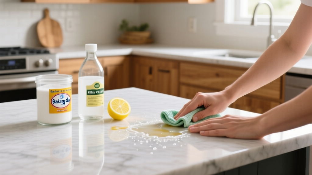Easy: How to Clean Countertops Without Commercial Products