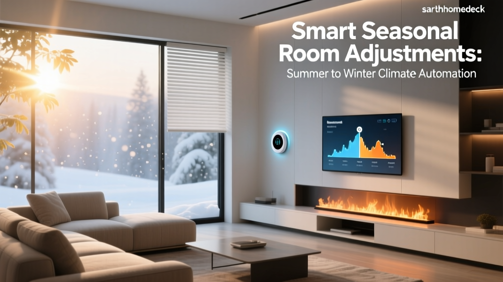 Smart Seasonal Room Adjustments: Summer to Winter Climate Automation