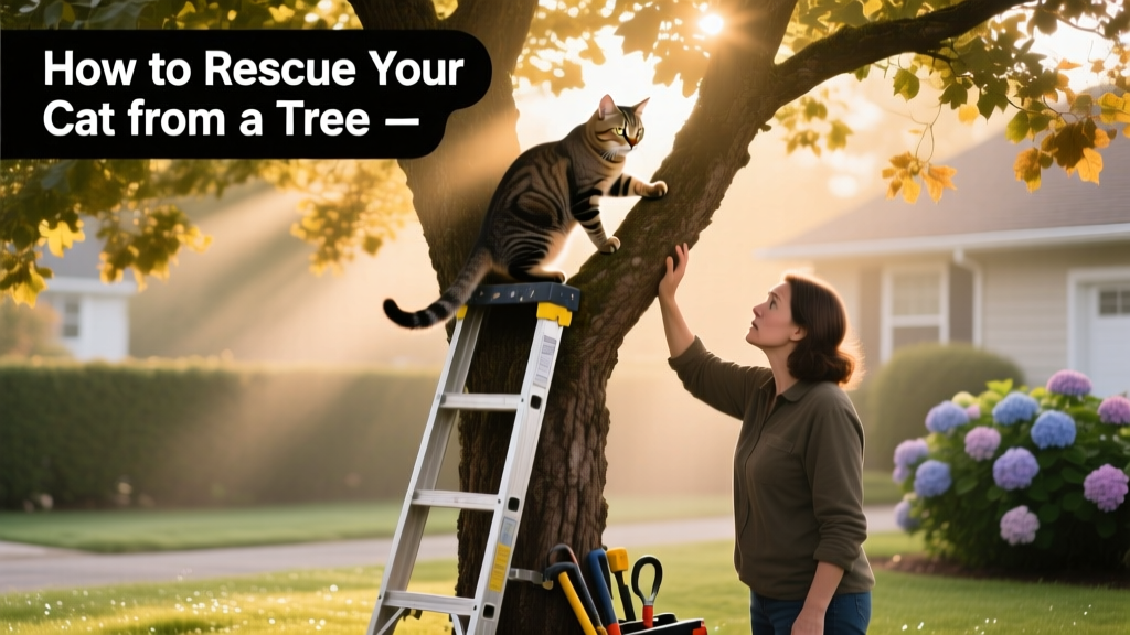 Cat Stuck in a Tree? Here's How to Rescue Your Feline Friend